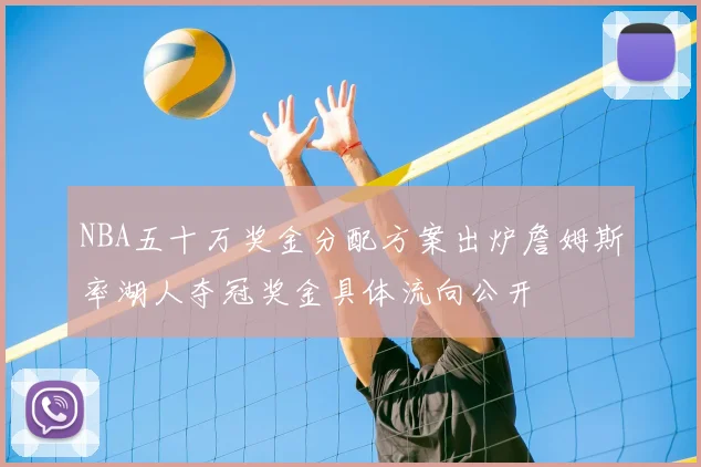 NBA五十万奖金分配方案出炉詹姆斯率湖人夺冠奖金具体流向公开
