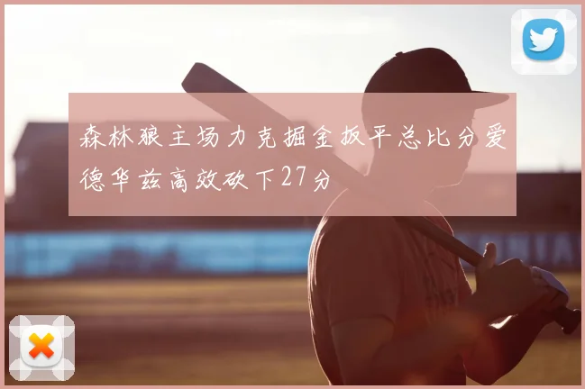 森林狼主场力克掘金扳平总比分爱德华兹高效砍下27分