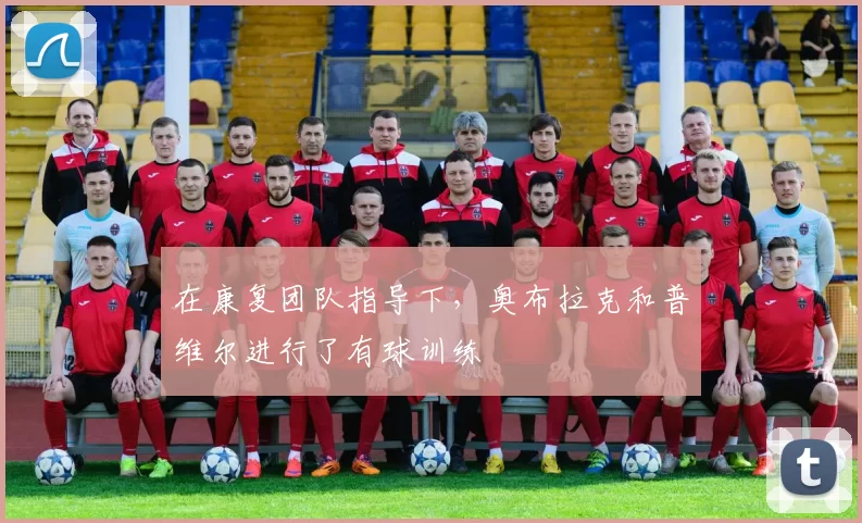 在康复团队指导下，奥布拉克和普维尔进行了有球训练