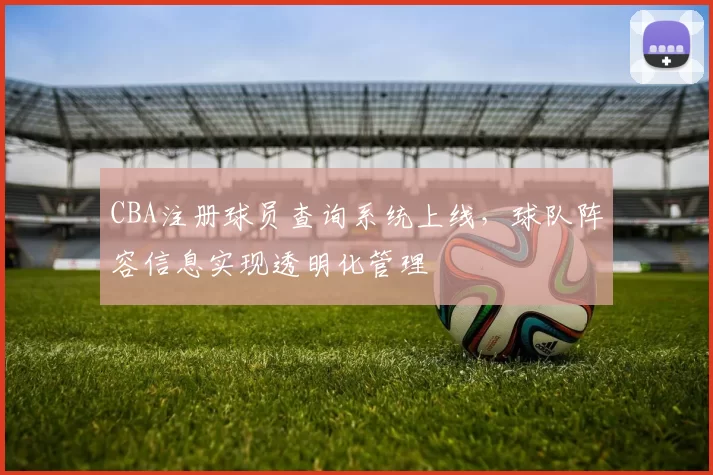 CBA注册球员查询系统上线，球队阵容信息实现透明化管理